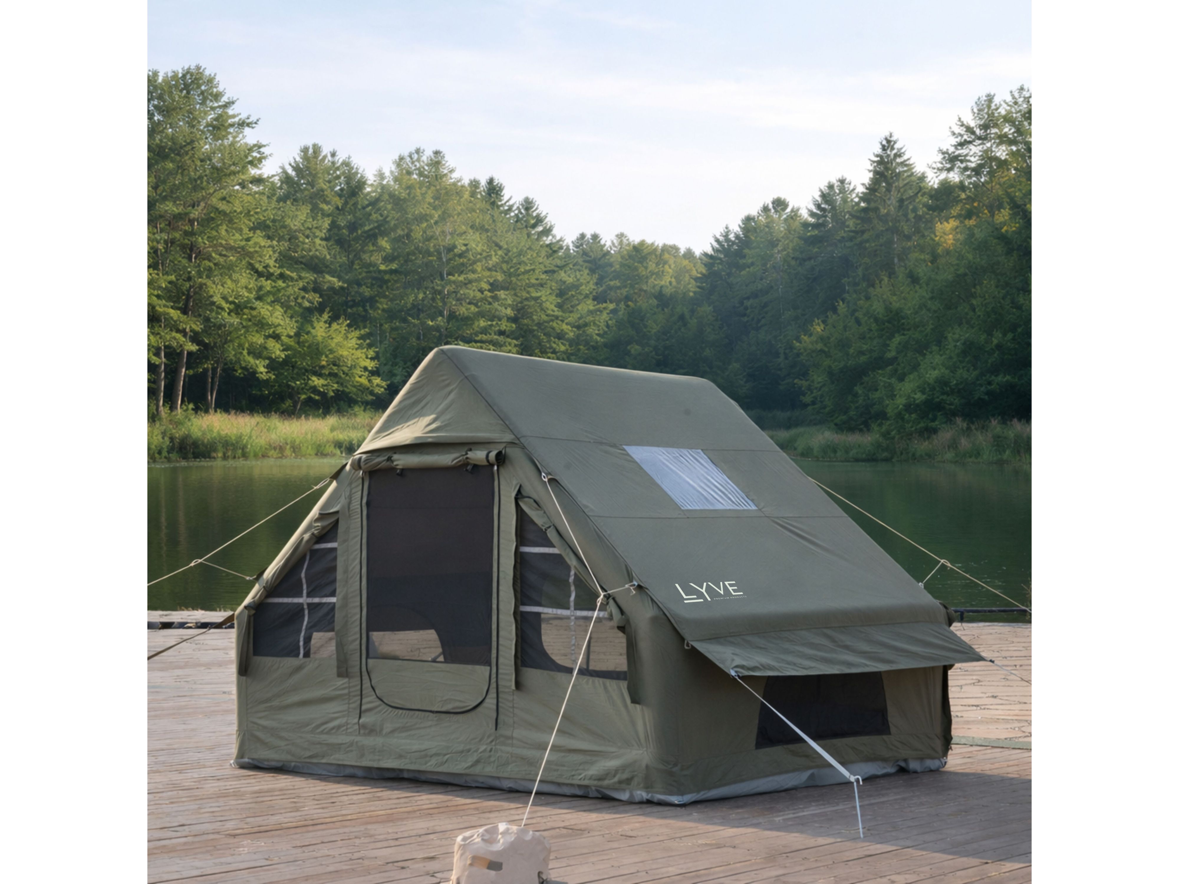 zelt mit pvc plane Festzelt Partyzelt 3x4 m Premium, hochwertige 750 N in grau-weiß 100% wasserdicht Bodenrahmen Sport & Freizeit Poly Effects Größe:36 L32 iobio Felinchen Schlafsack (grau-ecru)