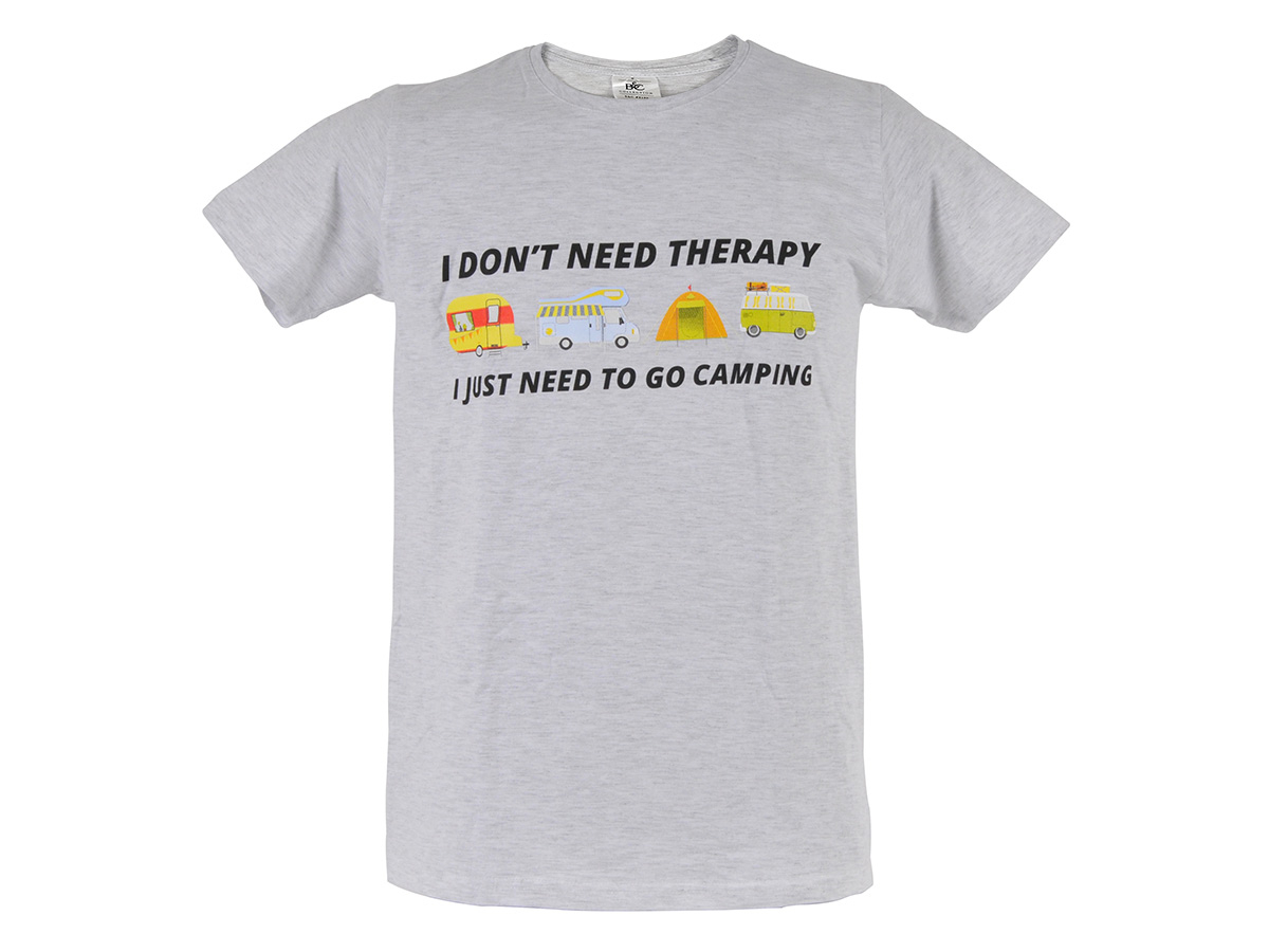 Obelink I don&apos;t need therapy T-Shirt - Grey