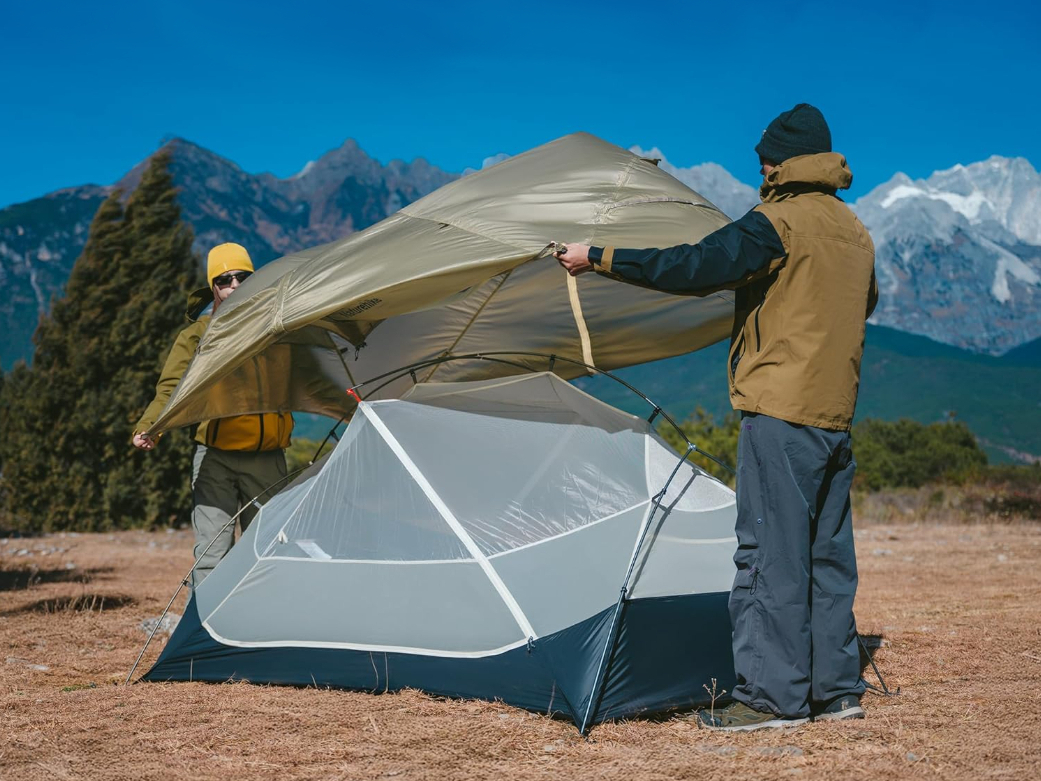 Naturehike Mongar 2 UL Zelt - Khaki - Obelink.de