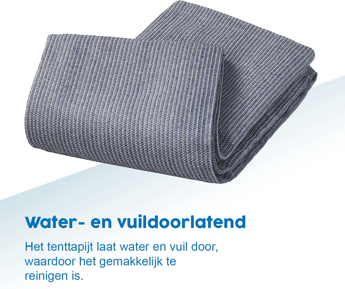 ProPlus Zeltteppich 250 x 300 cm - Blue/White - Obelink.de