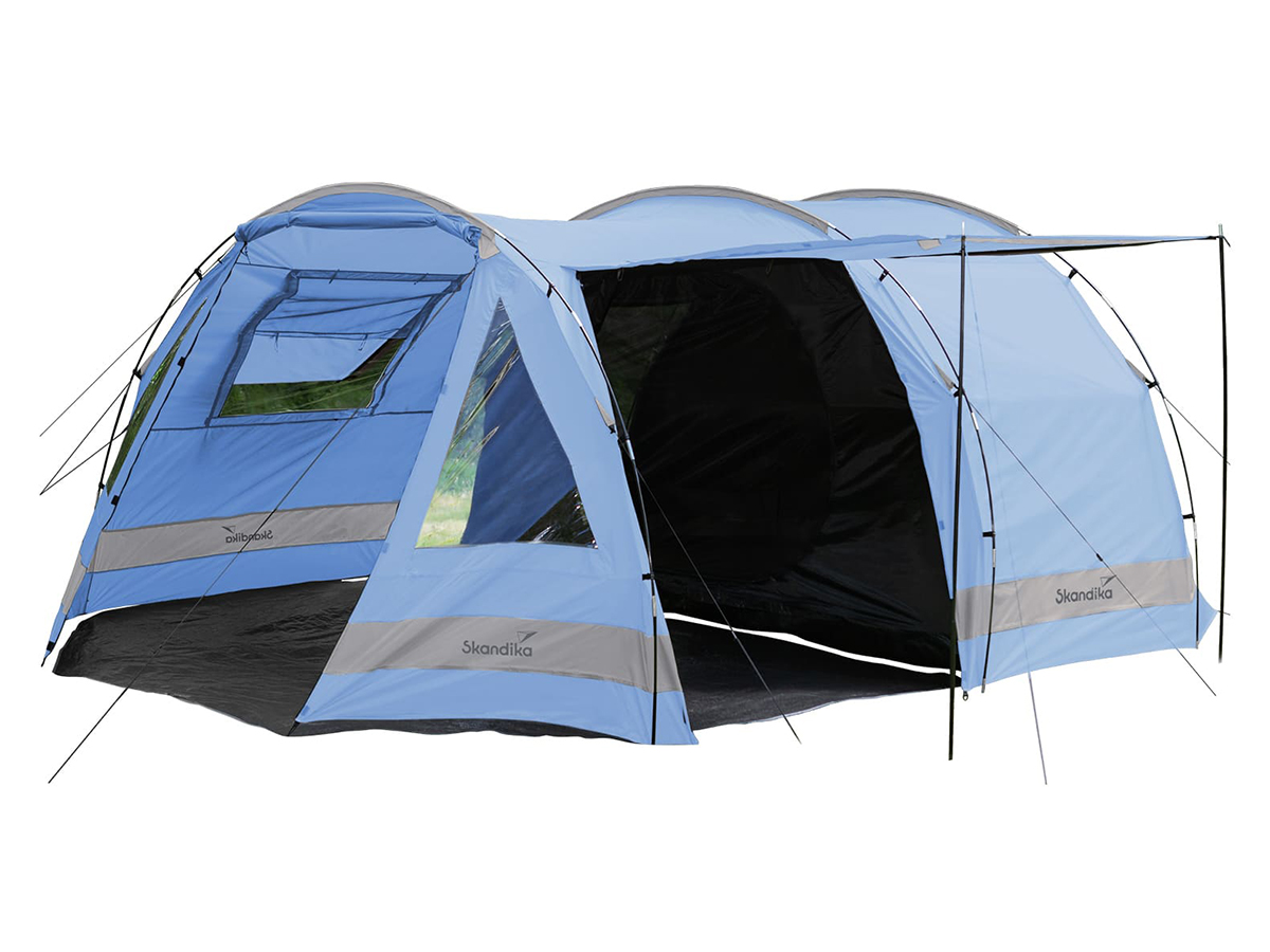 tarp wasserdicht mit keder BugyKido Sonnensegel Wohnwagen 3 x 2,5 m, Auto Markise mit Stangen, 3000mm+ Rucksack schwarz aus Coop Zero-G Color:Dark Blue