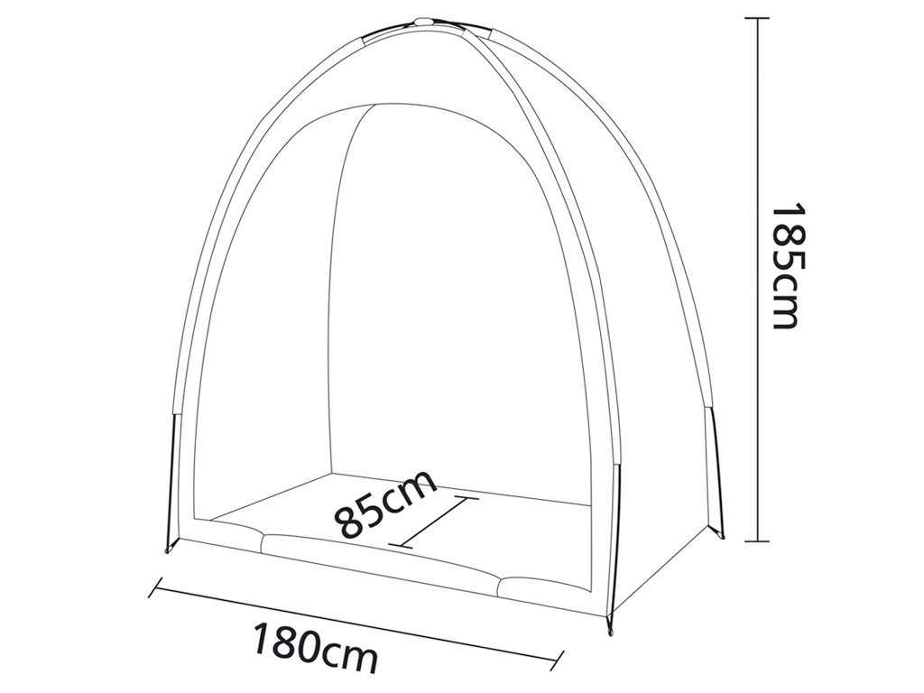 Bo-Camp Bike Shelter Gertezelt - Obelink.de