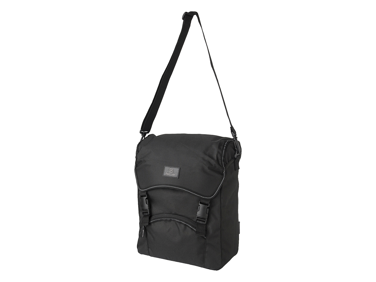 FastRider Traffic Unibag einzelne Fahrradtasche - Black - Obelink.de