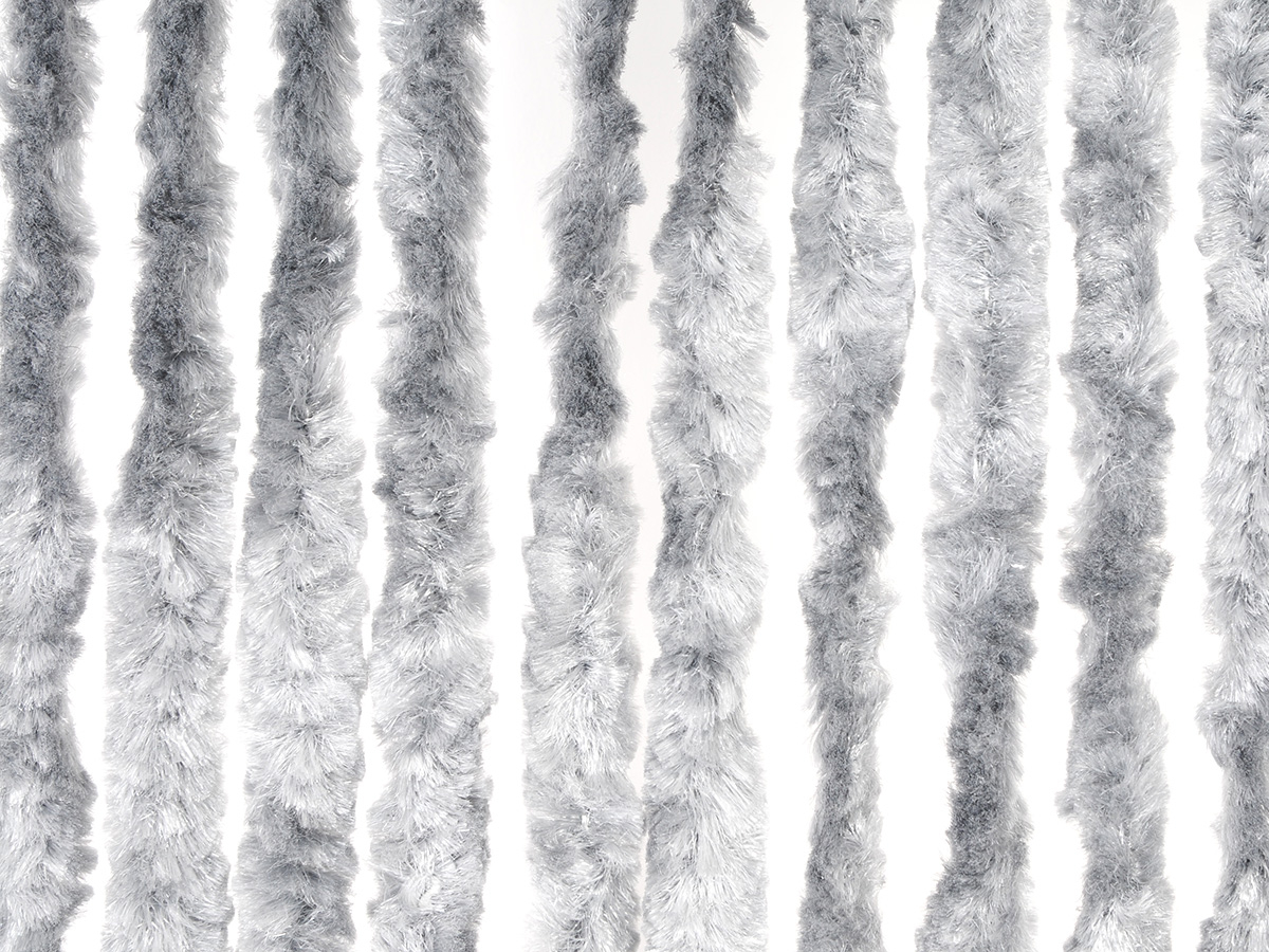 Obelink 200 x 100 Flauschvorhang - grey