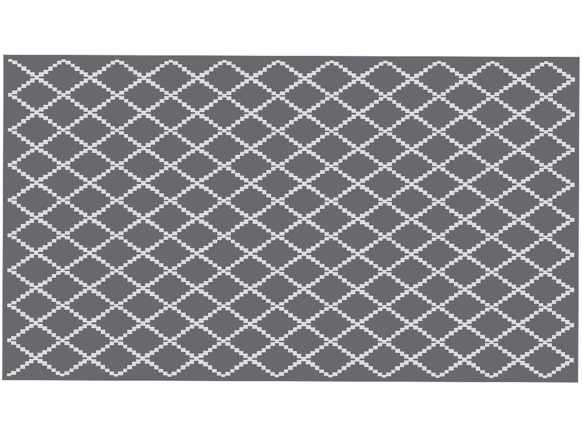 Obelink Patio Mat Diamond 440 x 250 cm Zeltteppich
