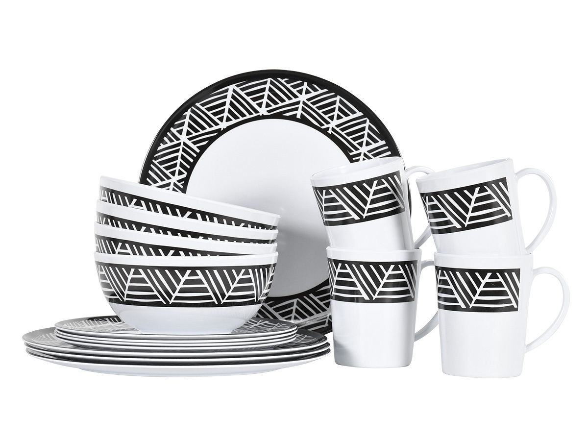 Obelink Stripe Geschirrset - 16-teilig