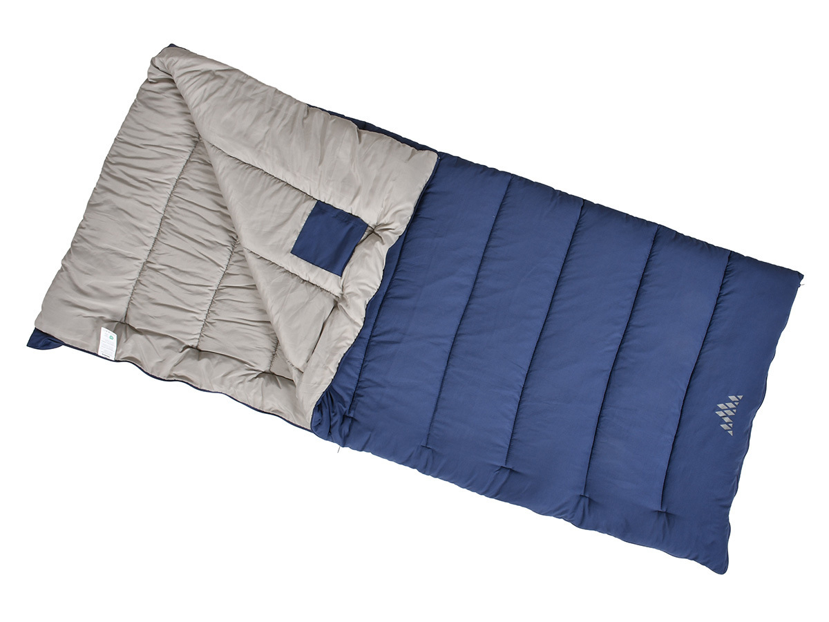 Obelink Sleepcozy Crown Blue Schlafsack - 95 x 215 cm