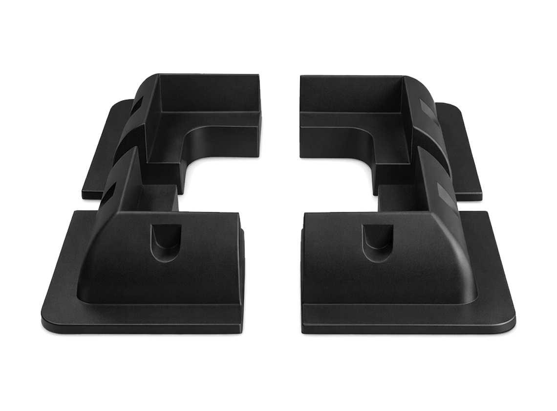 Obelink Solar-Eckstützen-Set (4 Stück) - Black