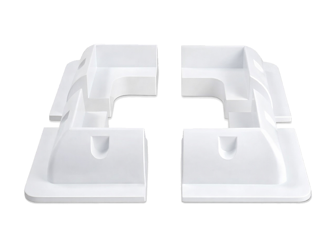 Obelink Solar-Eckstützen-Set (4 Stück) - White