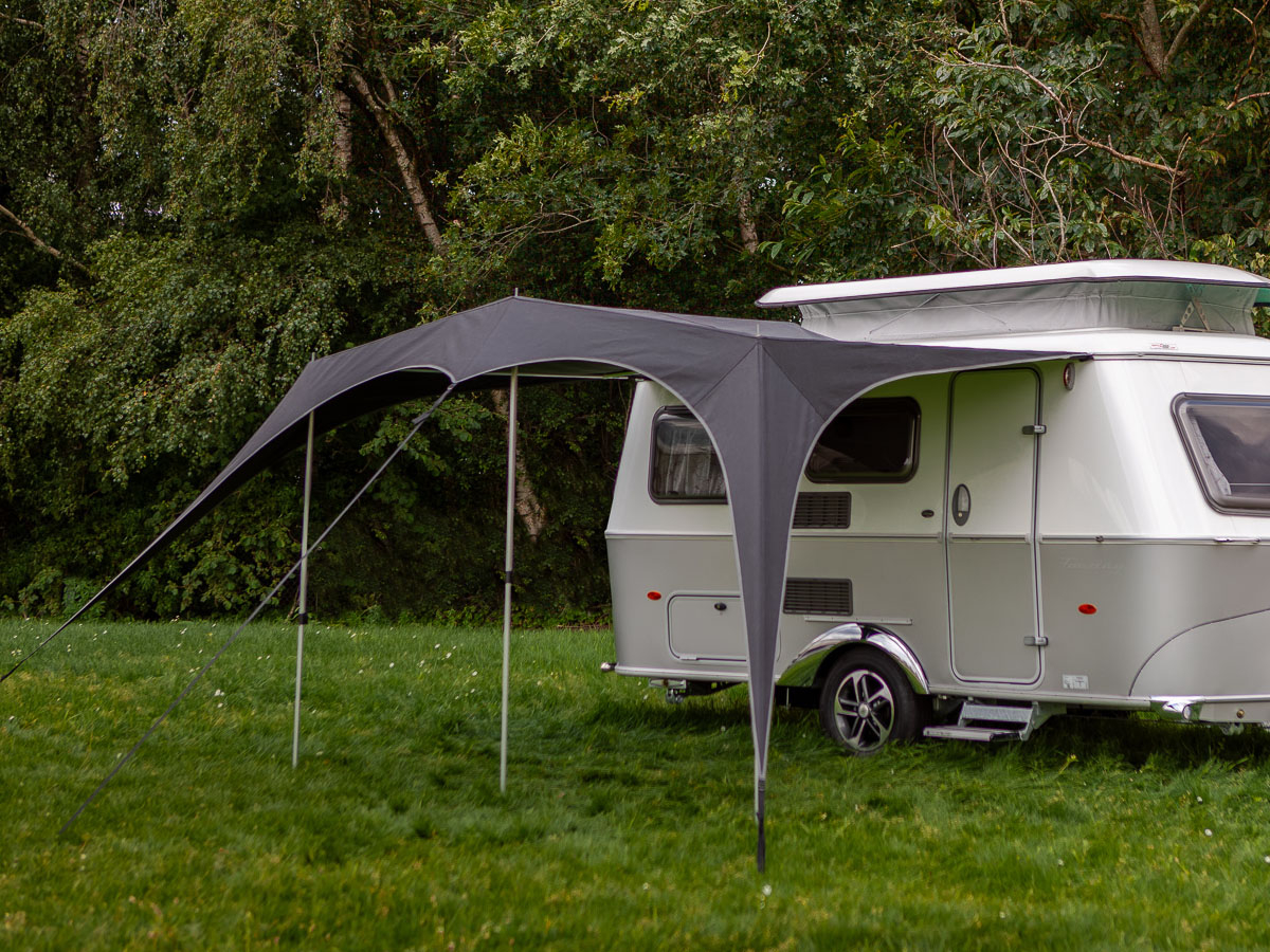 Campooz Travelling Sonnensegel 260 cm - Schwarz - Obelink.de