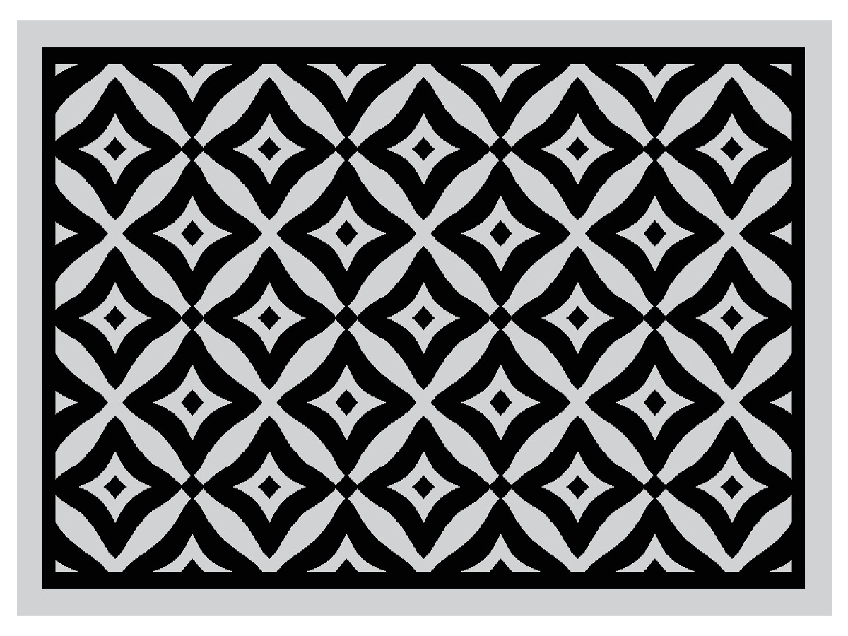 Obelink Patio Mat Cube 370 x 270 cm Zeltteppich