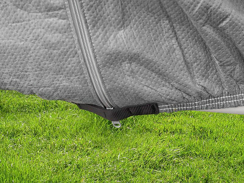 Deiwo - Copertura Protettiva Per Camper E Roulotte, 4 Strati SFS, 160 G/m², Lunghezza 518-579 Cm - 2
