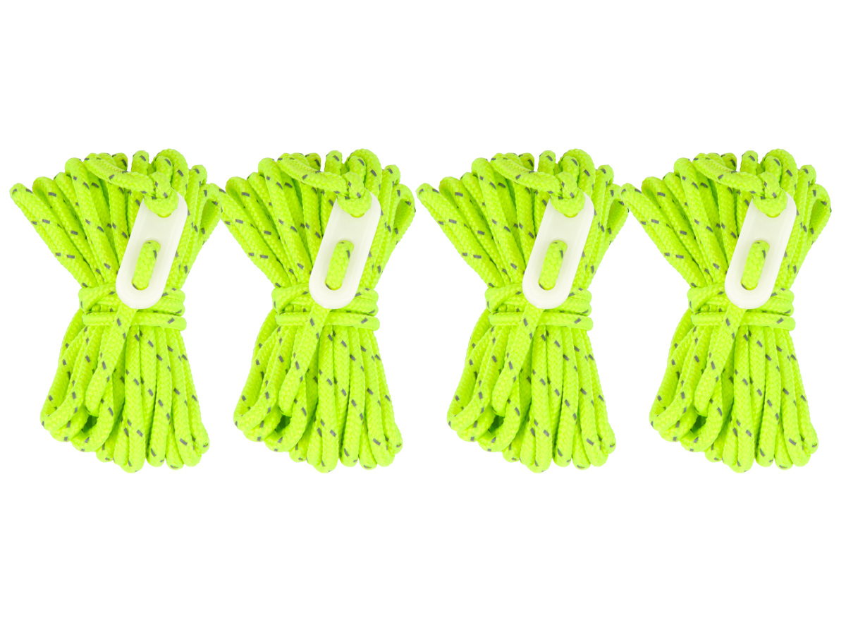 ProPlus 361760 Lot De 8 Capuchons De Protection Fluorescents Pour Piquets De Tente