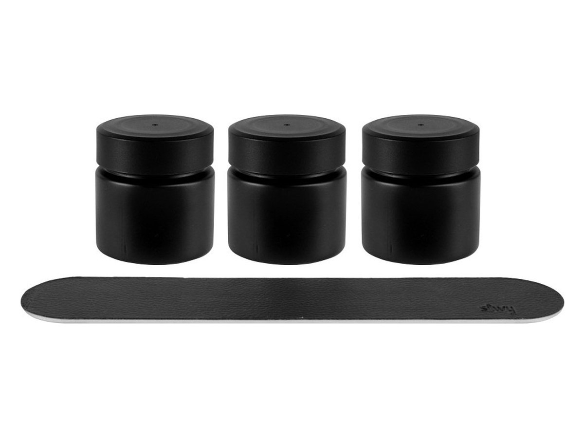 Silwy 3er-Set 125 ml magnetische Gewürzdosen